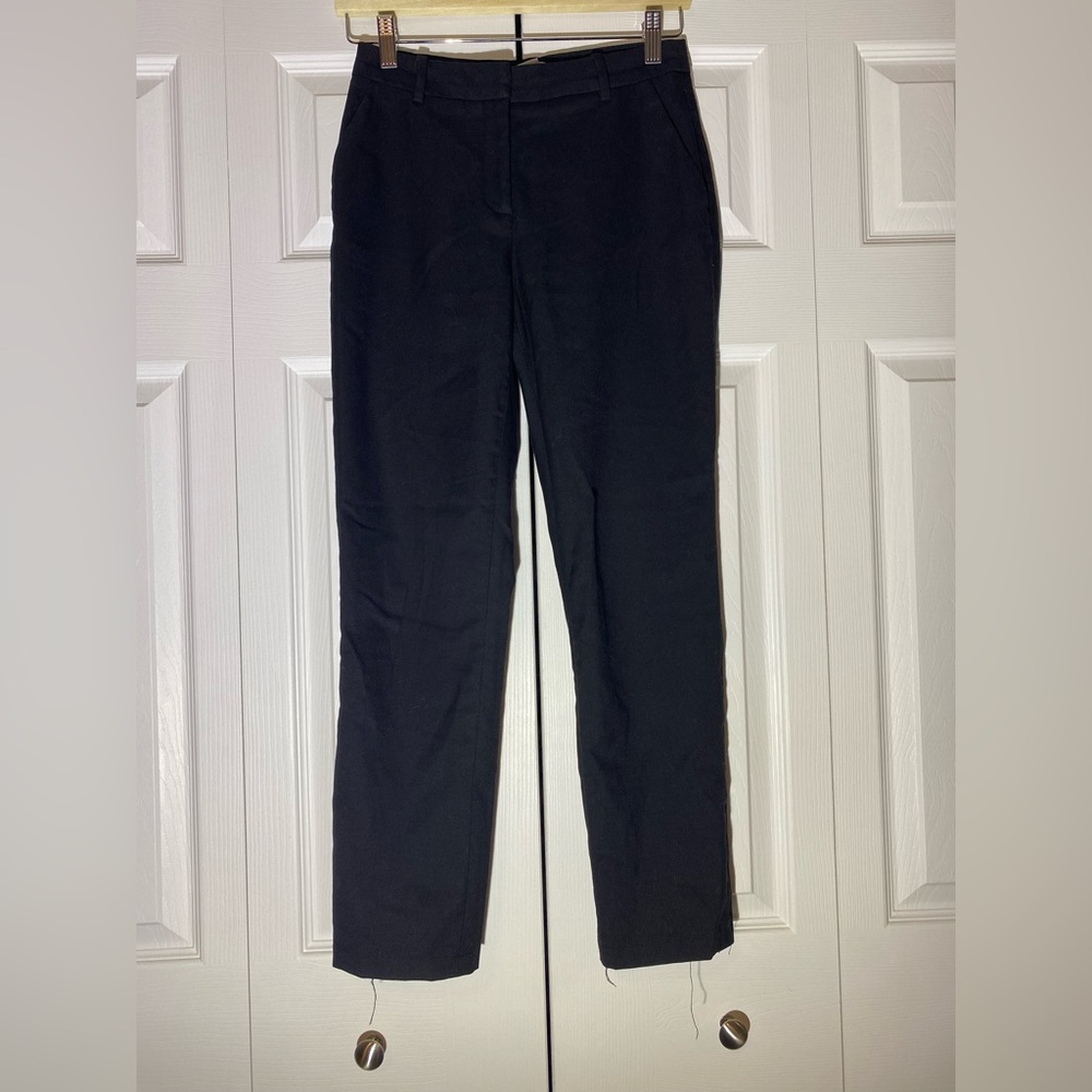 H&M Classic Black Straight Leg Trousers